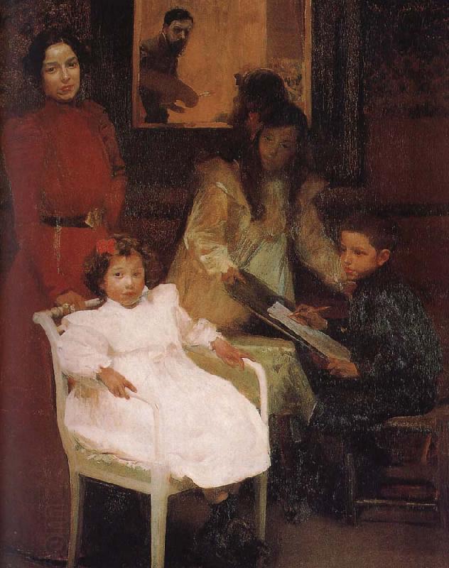 Joaquin Sorolla My family oil painting picture